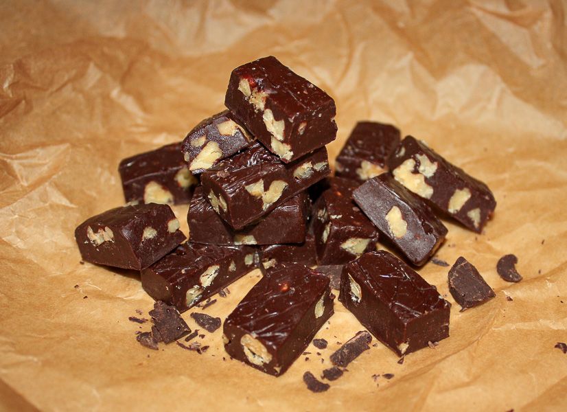 Рецепт шоколадно-ореховой помадки