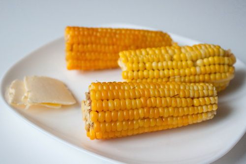 Кукуруза с сырным маслом