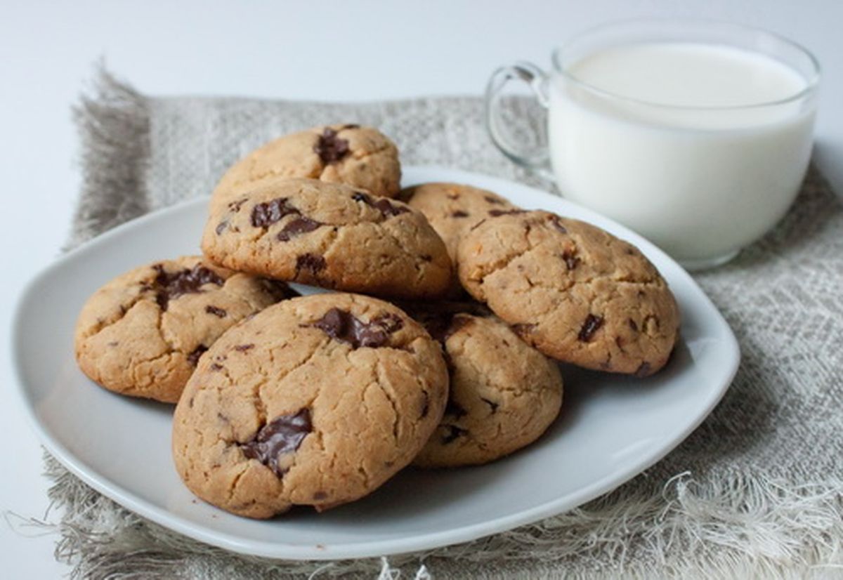 Рецепт арахисового печенья с шоколадной крошкой