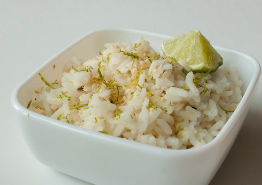 Рецепт риса с кунжутом и лаймом