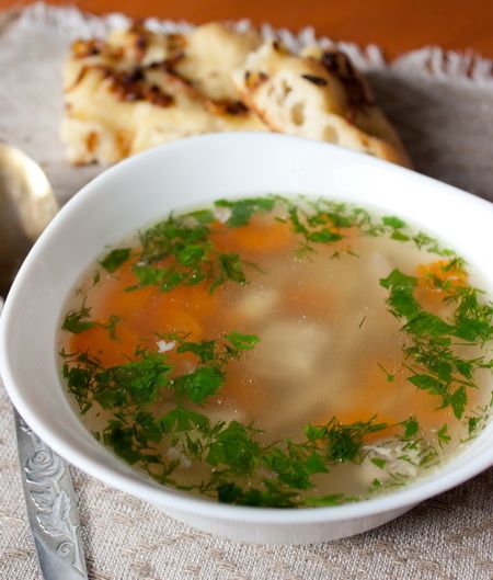 Рецепт легкого куриного супа с вермишелью