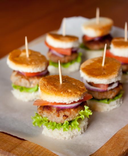 Рецепт мини-гамбургеров