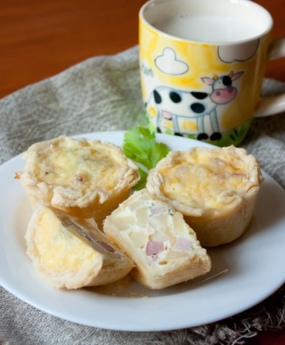 Рецепт мини-тартов с картофелем и ветчиной