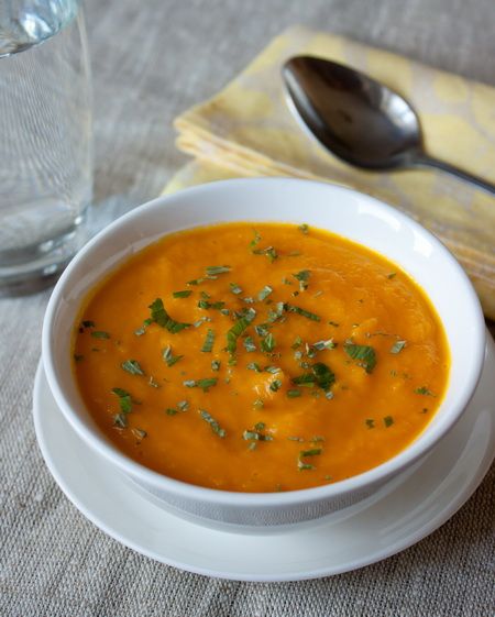 Рецепт холодного морковного супа-пюре