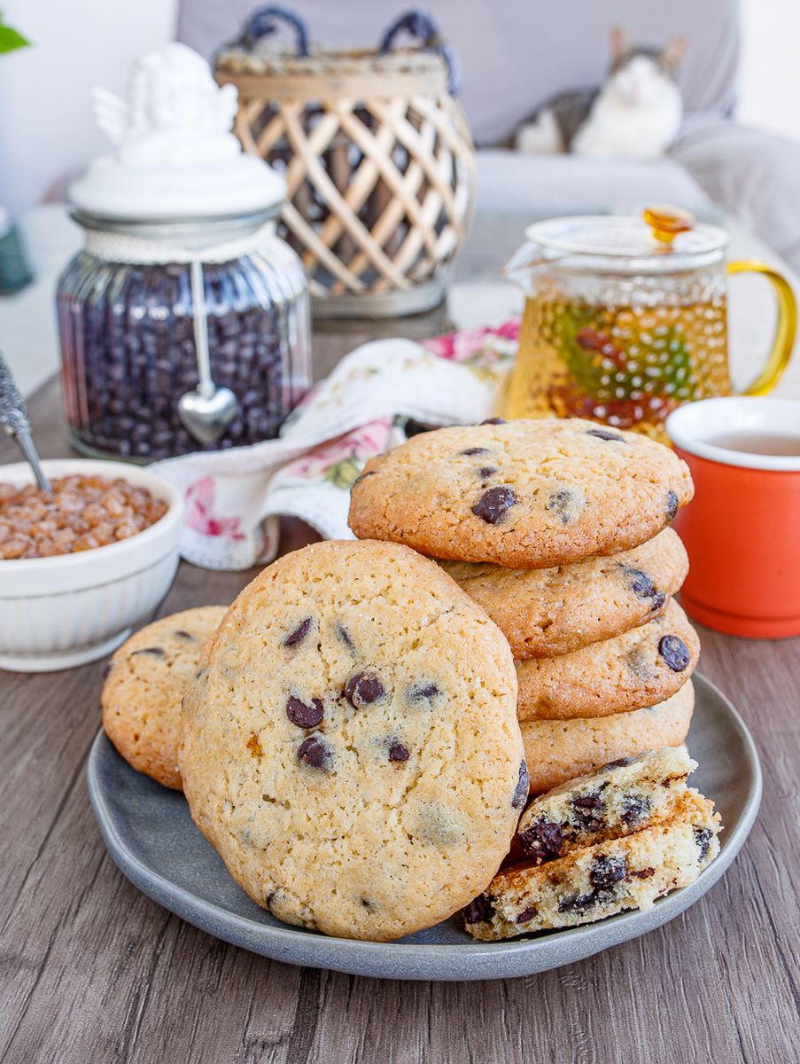 Печенье с шоколадной крошкой