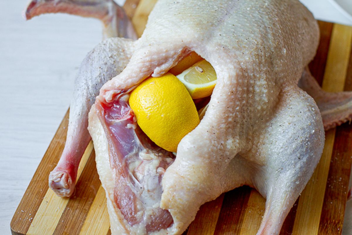 Фаршируем утку