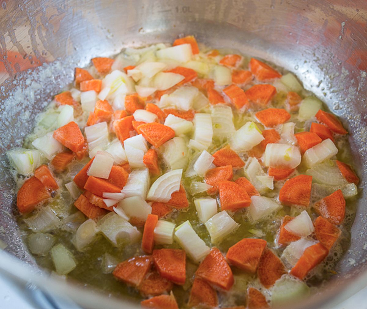 Жарим овощи