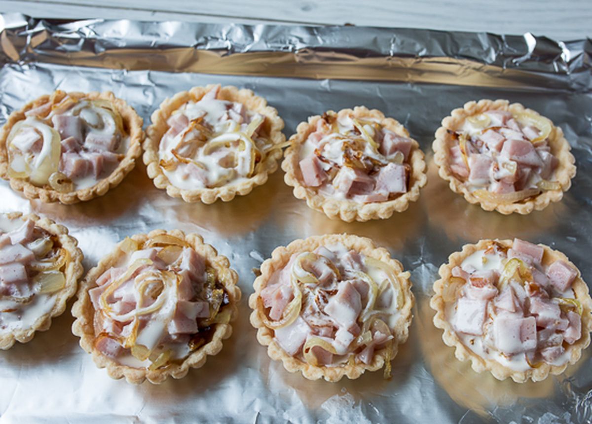 Наполняем тарталетки