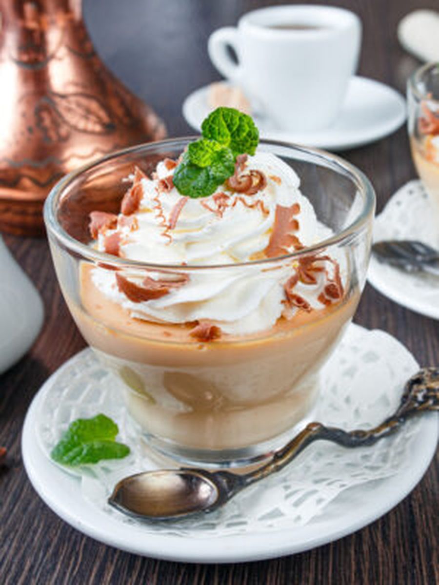 Карамельная панна котта