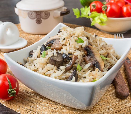 Рецепт риса басмати с грибами