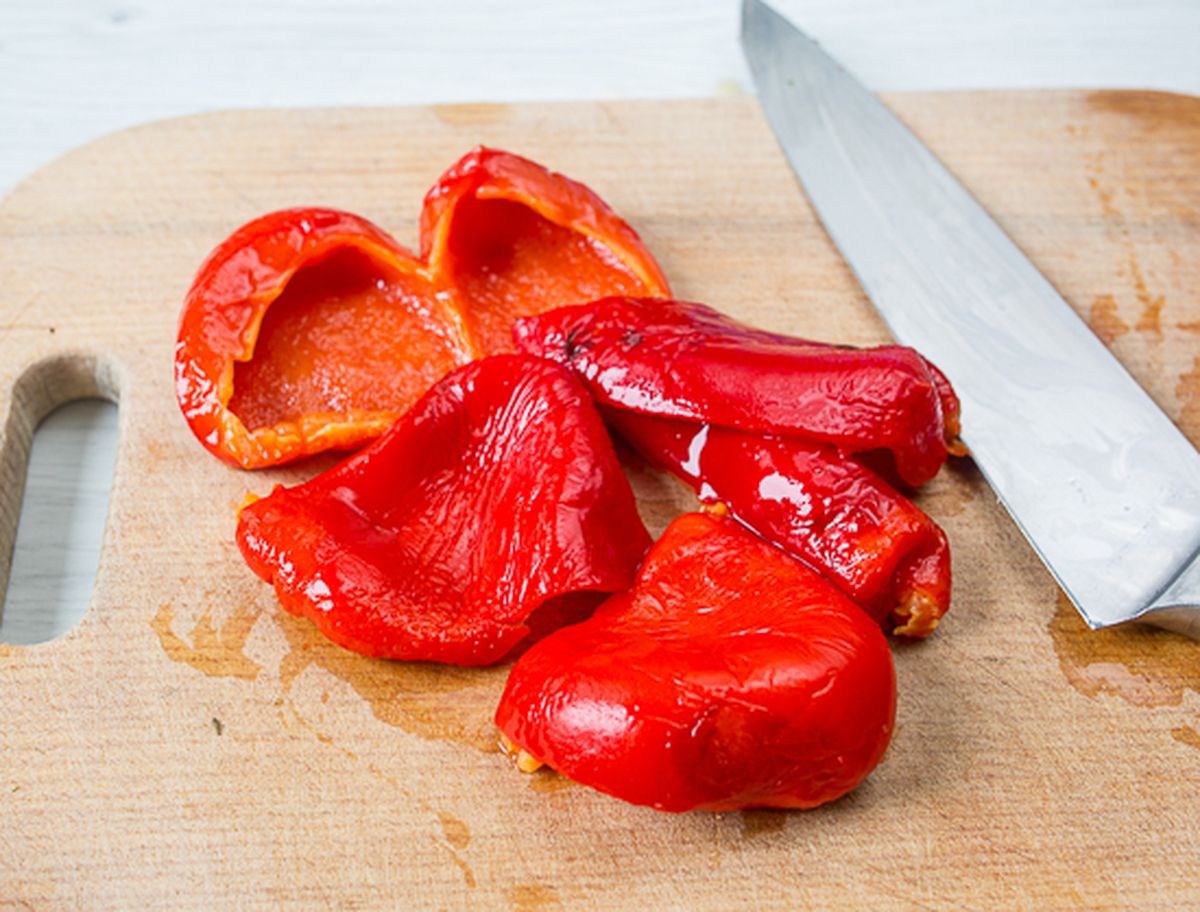 Нарезаем перец