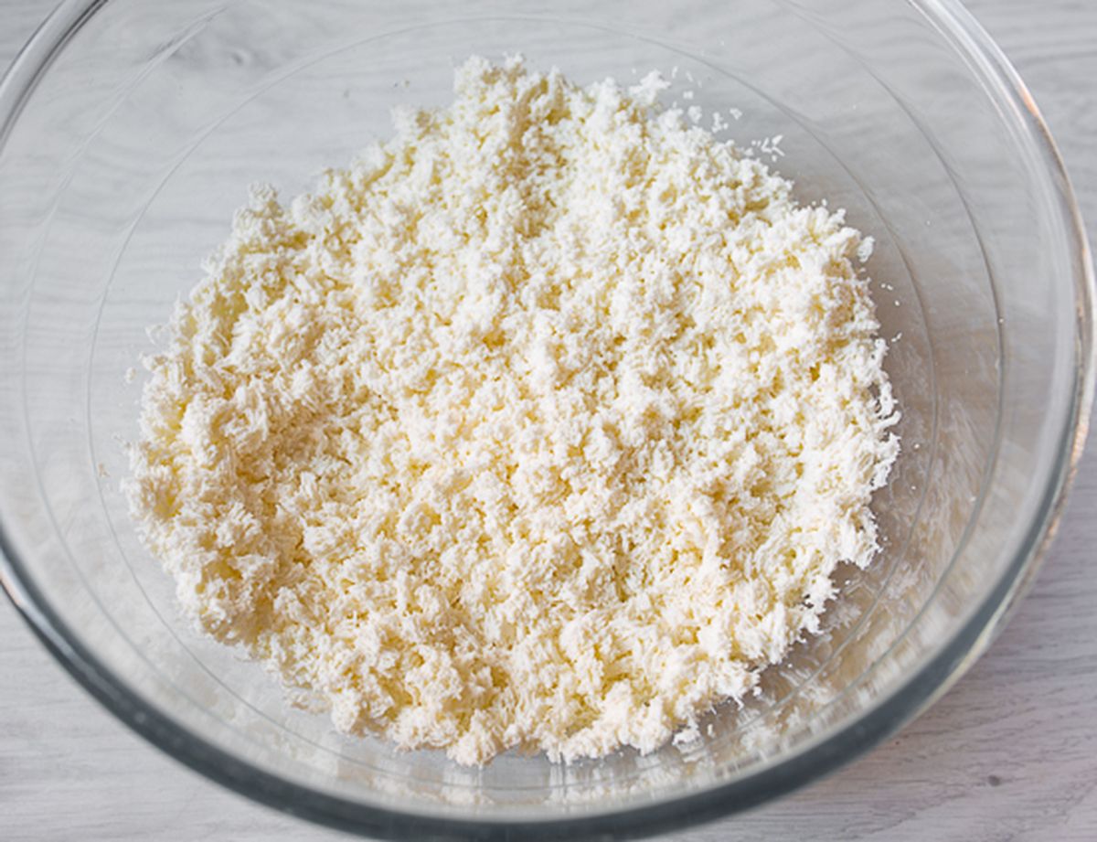 Протираем творог