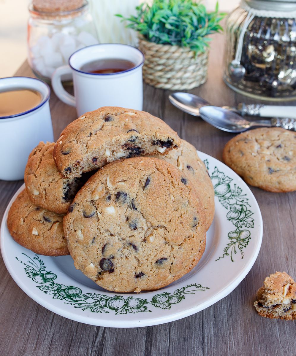 Двойное арахисовое печенье с шоколадом