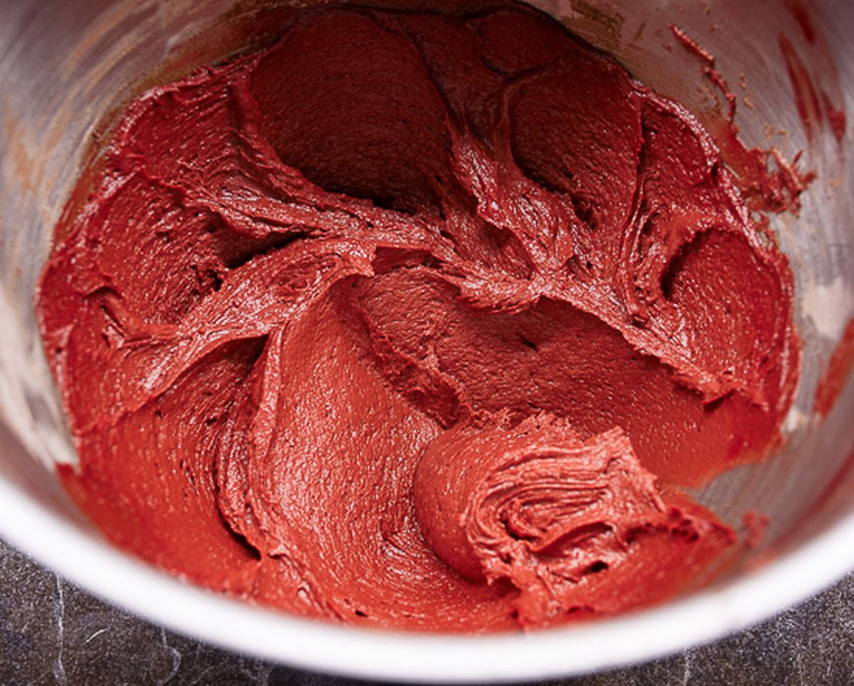 Тесто Красный бархат