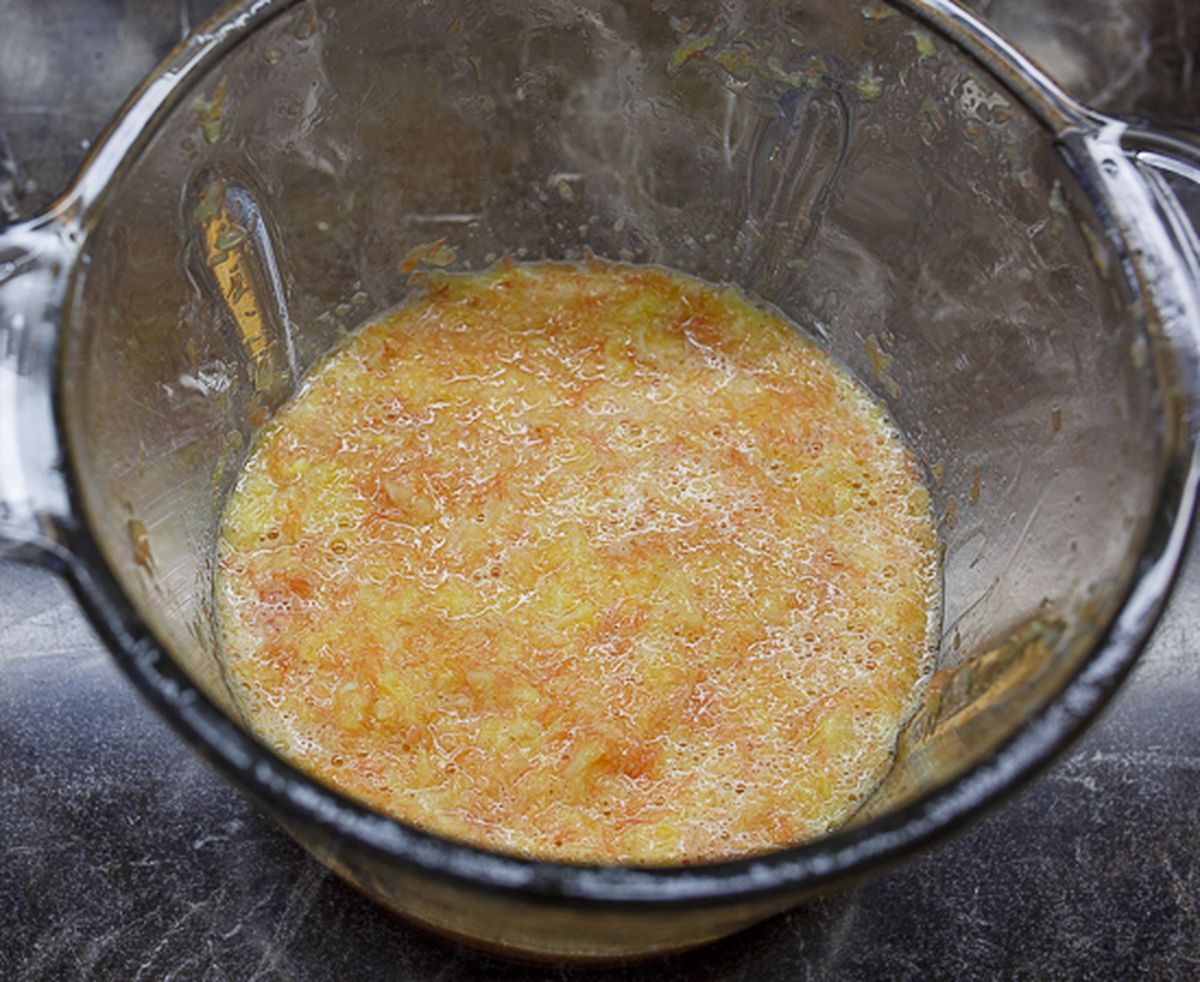 Измельчаем апельсины