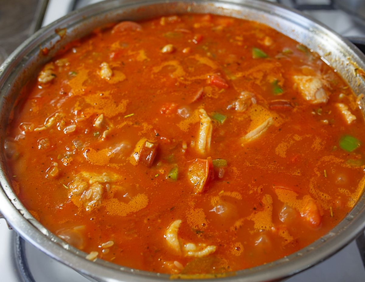 Тушим джамбалайю