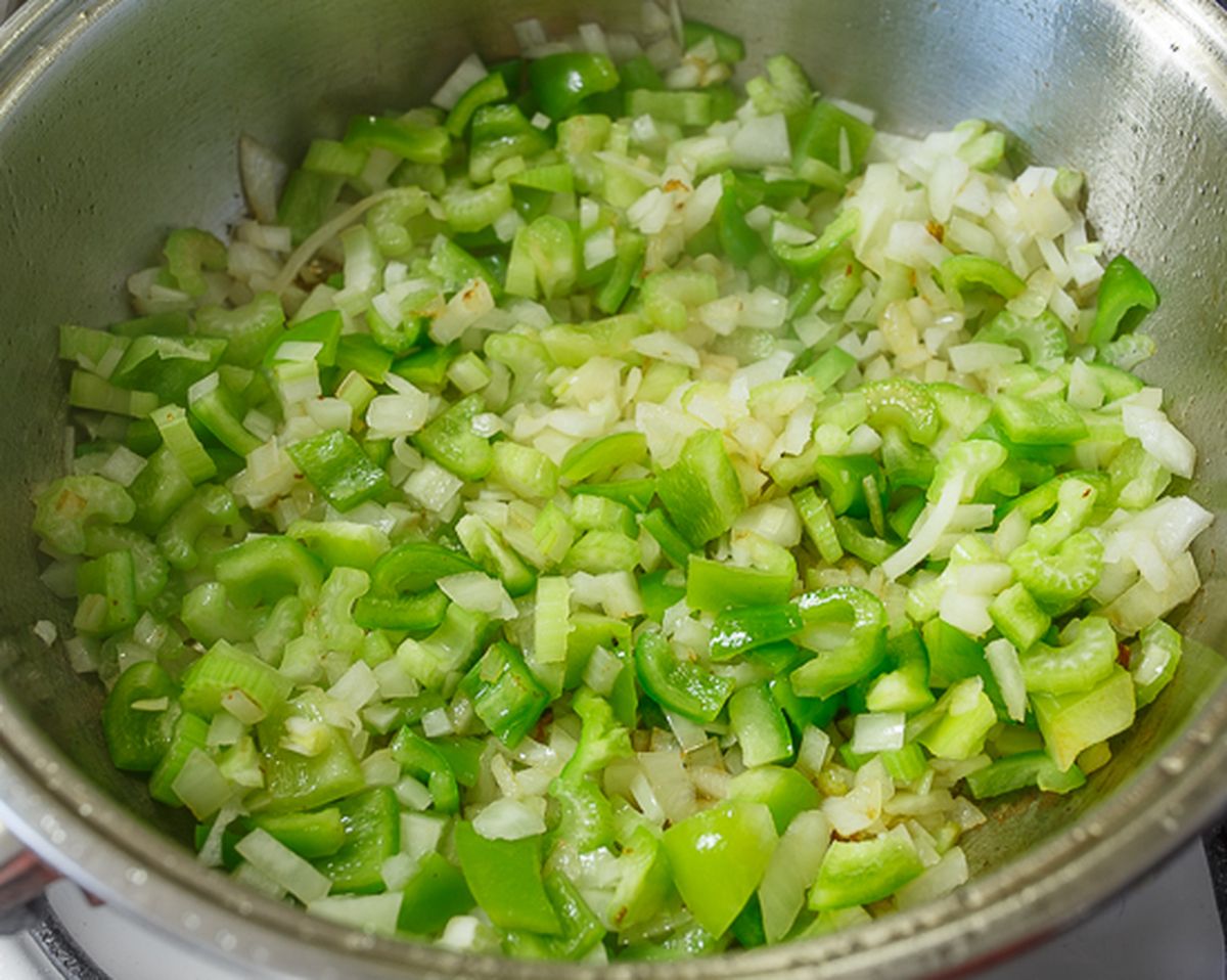 Жарим овощи