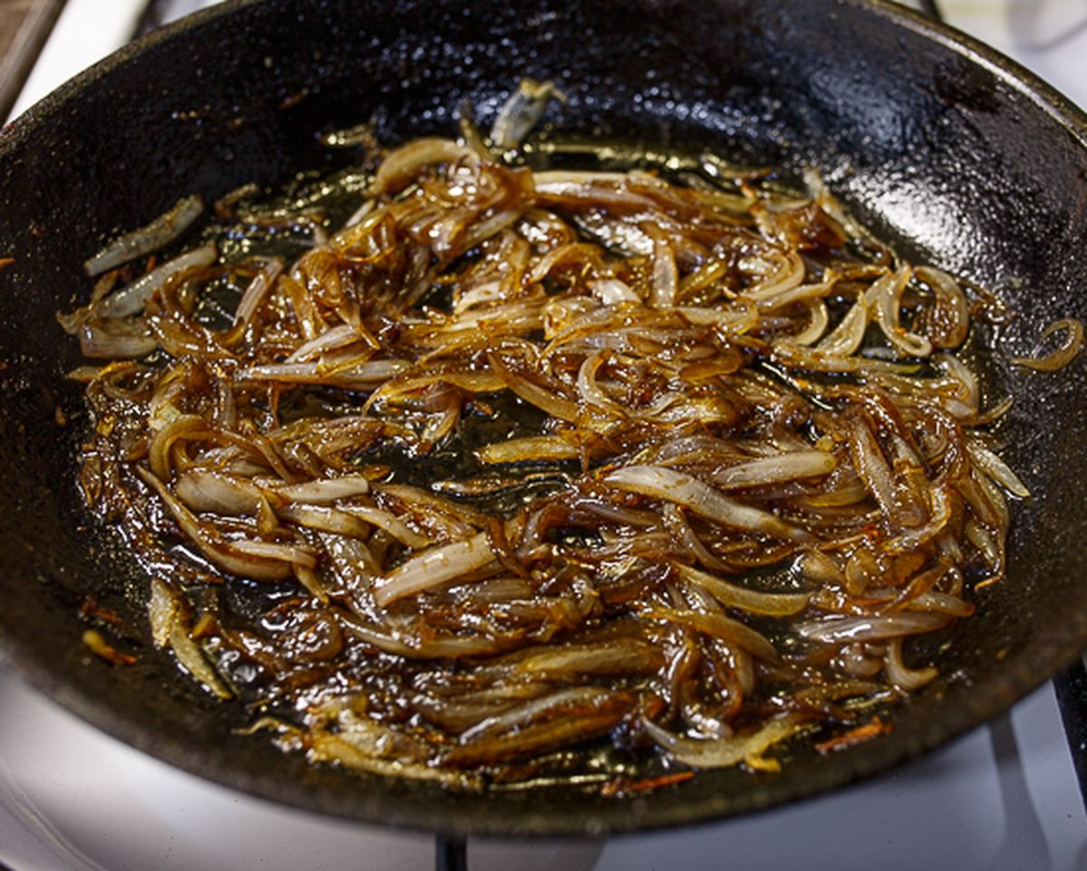 Лук с бальзамиком