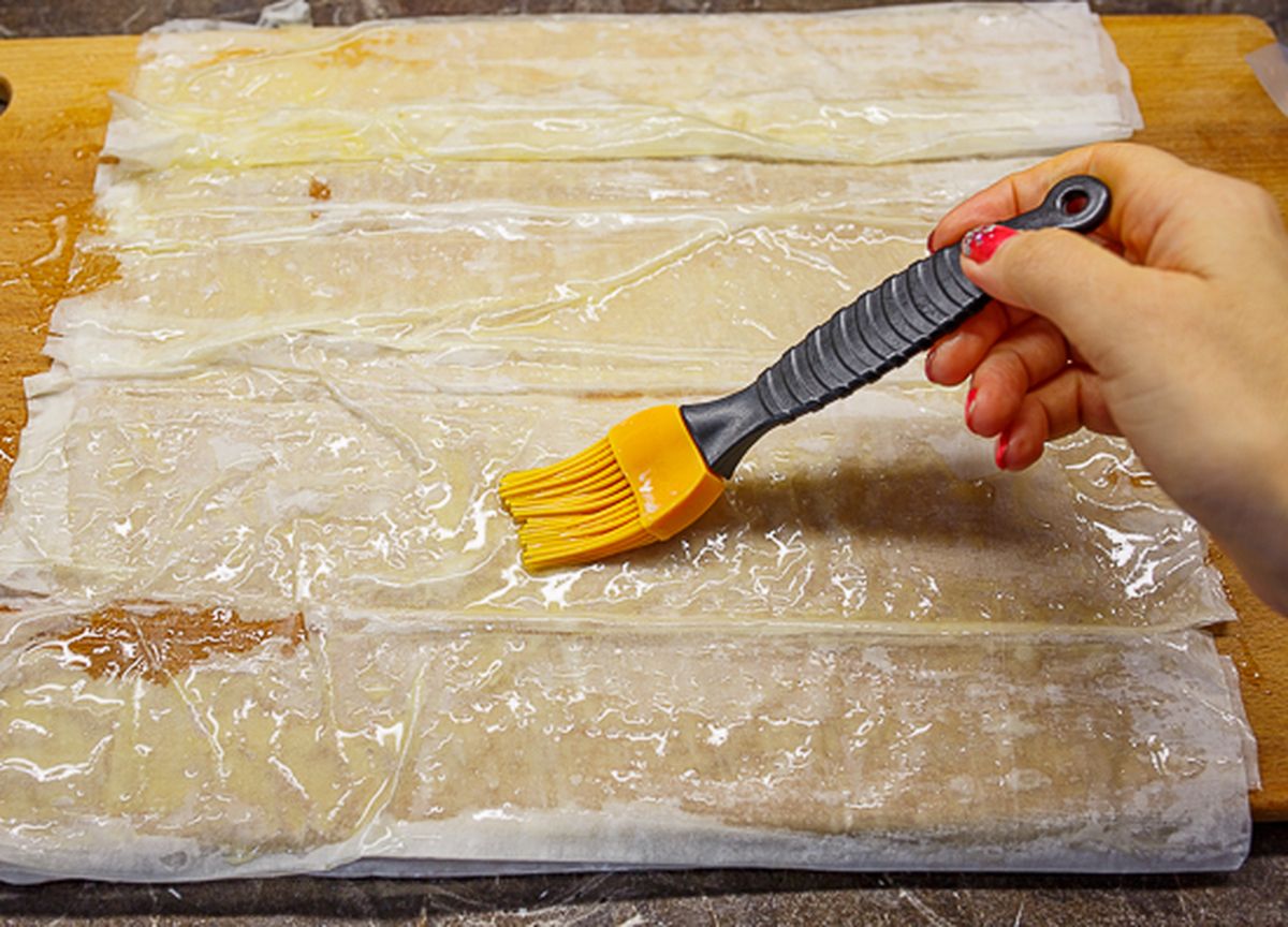 Смазываем фило