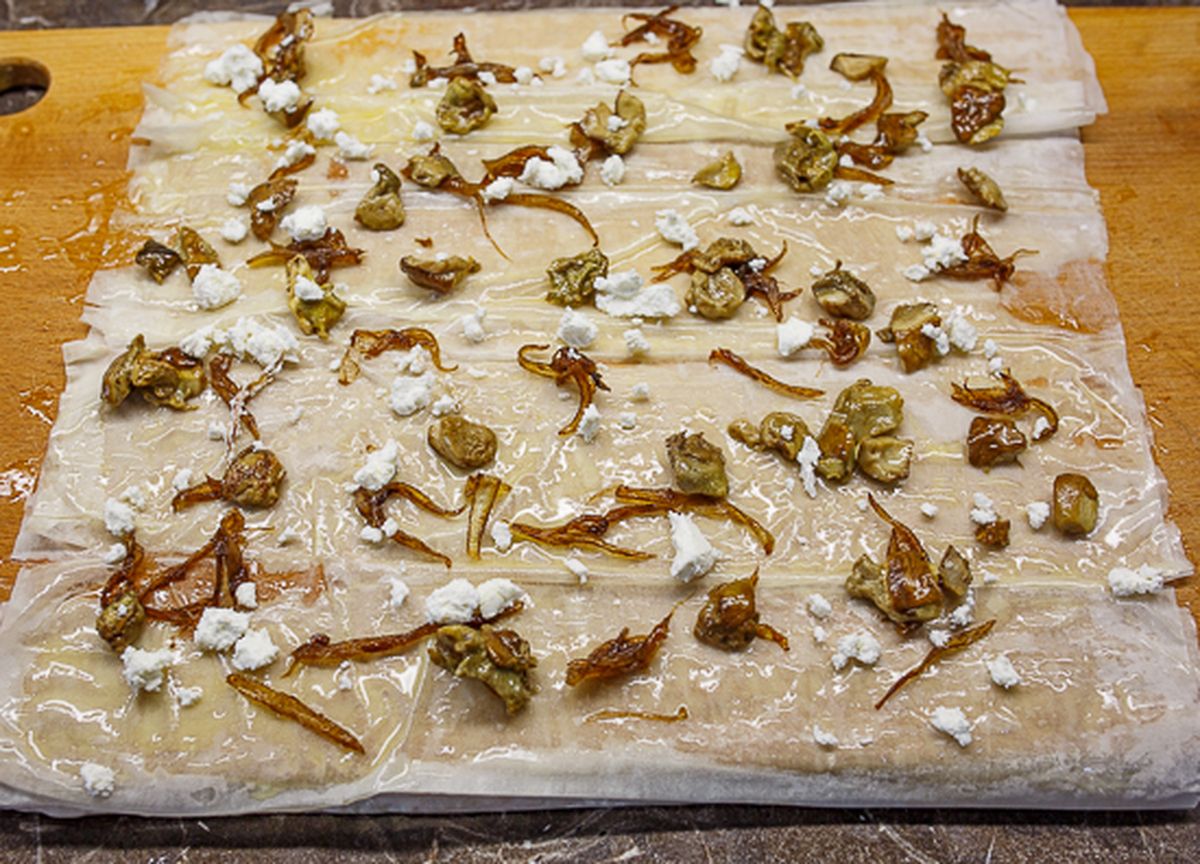 Кладем начинку