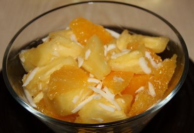 Рецепт фруктового салата "Амброзия"