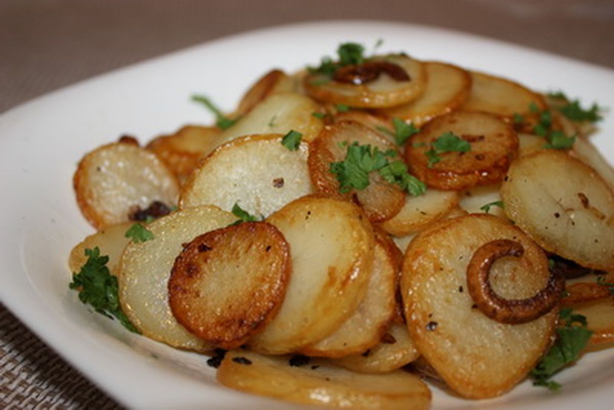 Рецепт картофеля по-лионски