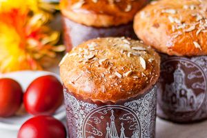 Кулич на сметане