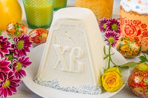 Маковая творожная пасха