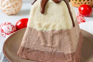 Творожная пасха “Три шоколада”