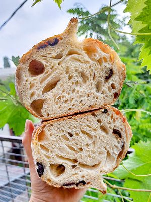 Пшеничный хлеб с оливками и сыром